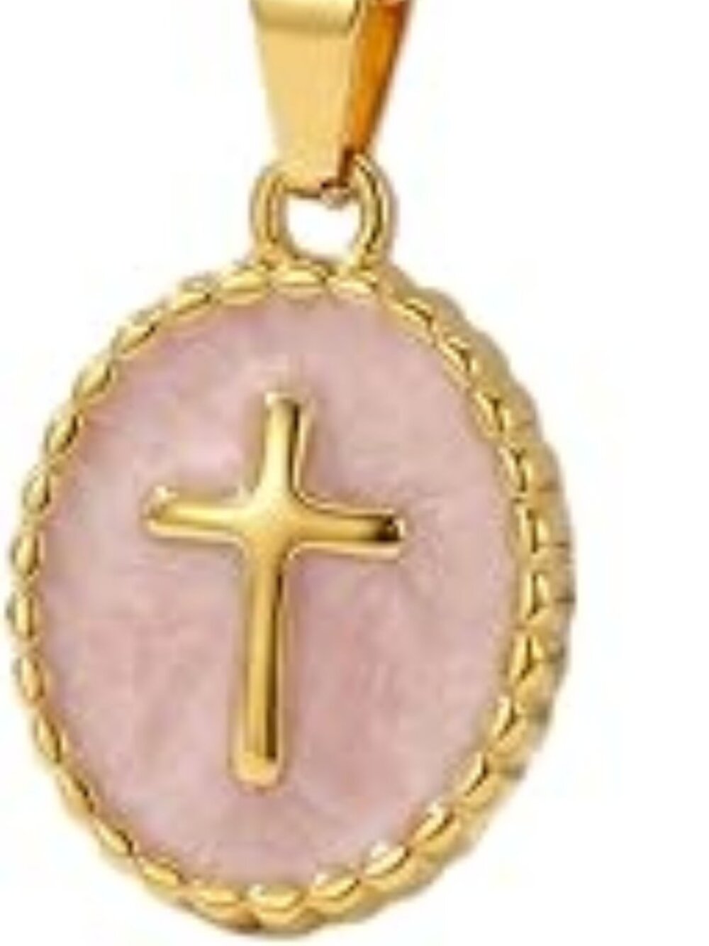 NEW Gold Cross Pendant Necklace - Dainty Christian Chain Adjustable Jewelry